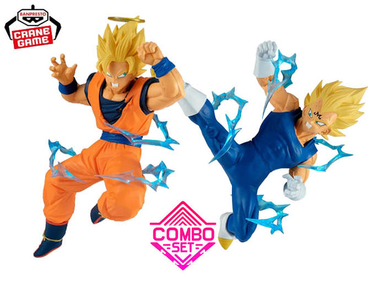 Figurine Majin Vegeta VS Ssj2 Goku Dragon Ball Match Makers Combo Set