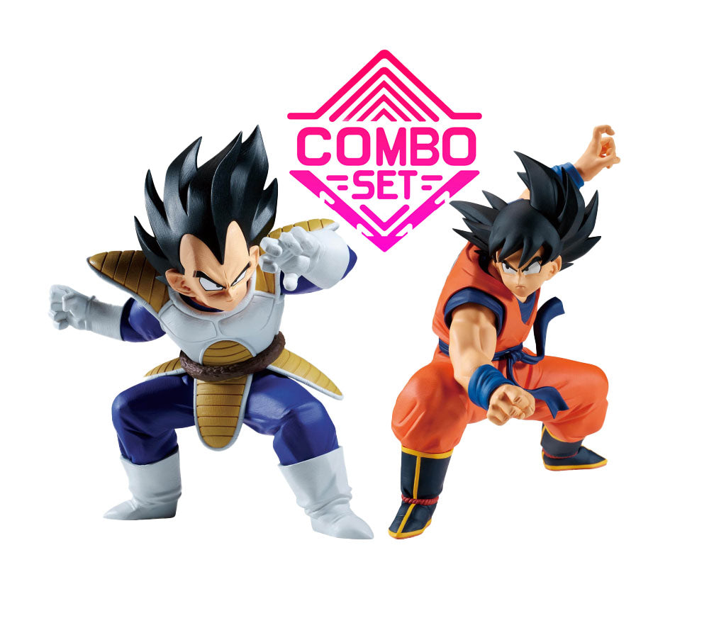 Figurine Goku VS Vegeta Vol.03 Dragon Ball Match Makers Combo Set
