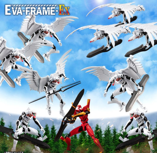 Figurine Evangelion Eva Frame EX Evangelion 3Pcs