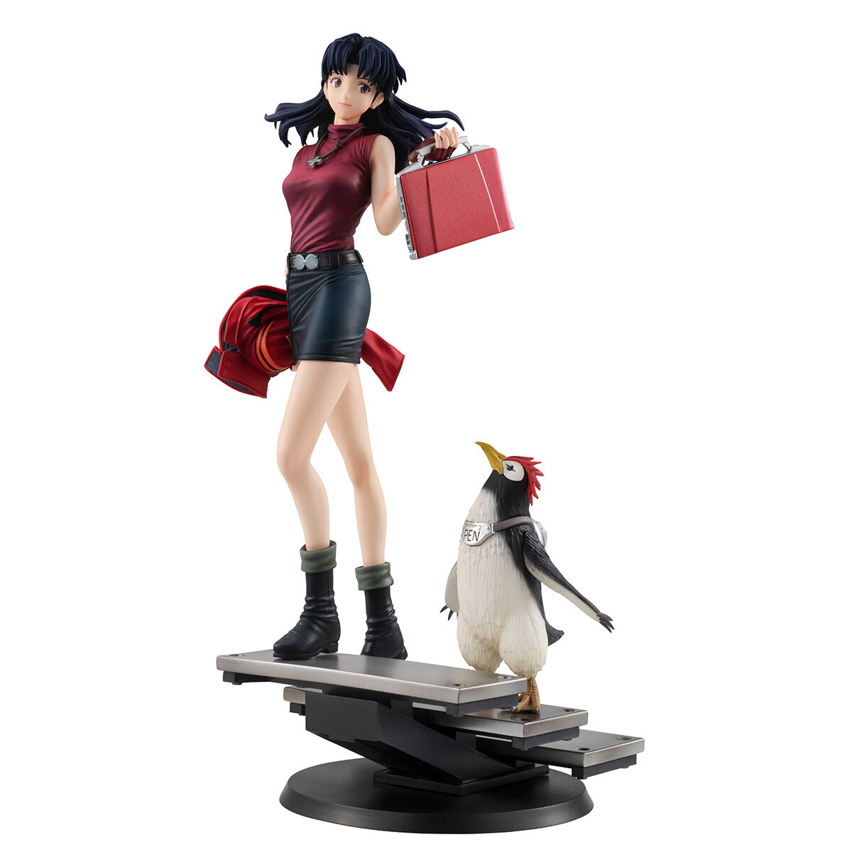 Figurine Misato Katsuragi & Penpen Gals Series Evangelion