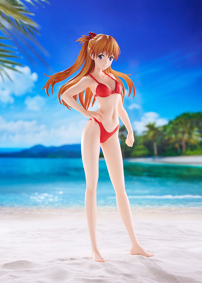 Figurine Asuka Langley Pop Up Parade Beach Queens Evangelion L Size