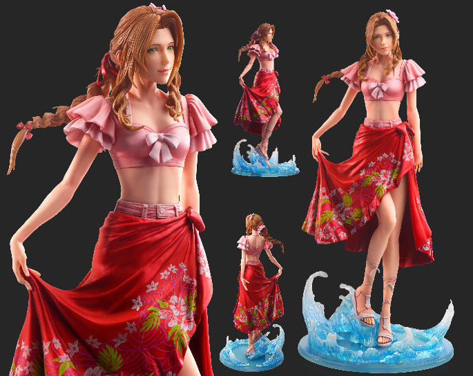 Figurine Aerith Gainsborough Swimsuit Ver. Static Arts Final Fantasy VII
