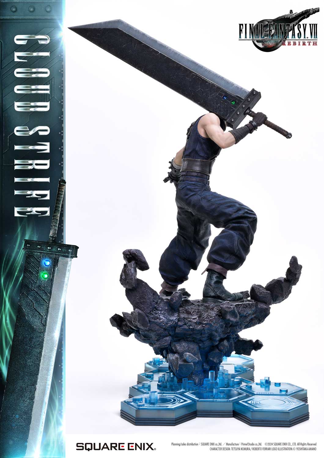 Strife Figurine Cloud Strife Masterline Final Fantasy VII Rebirth 1/4