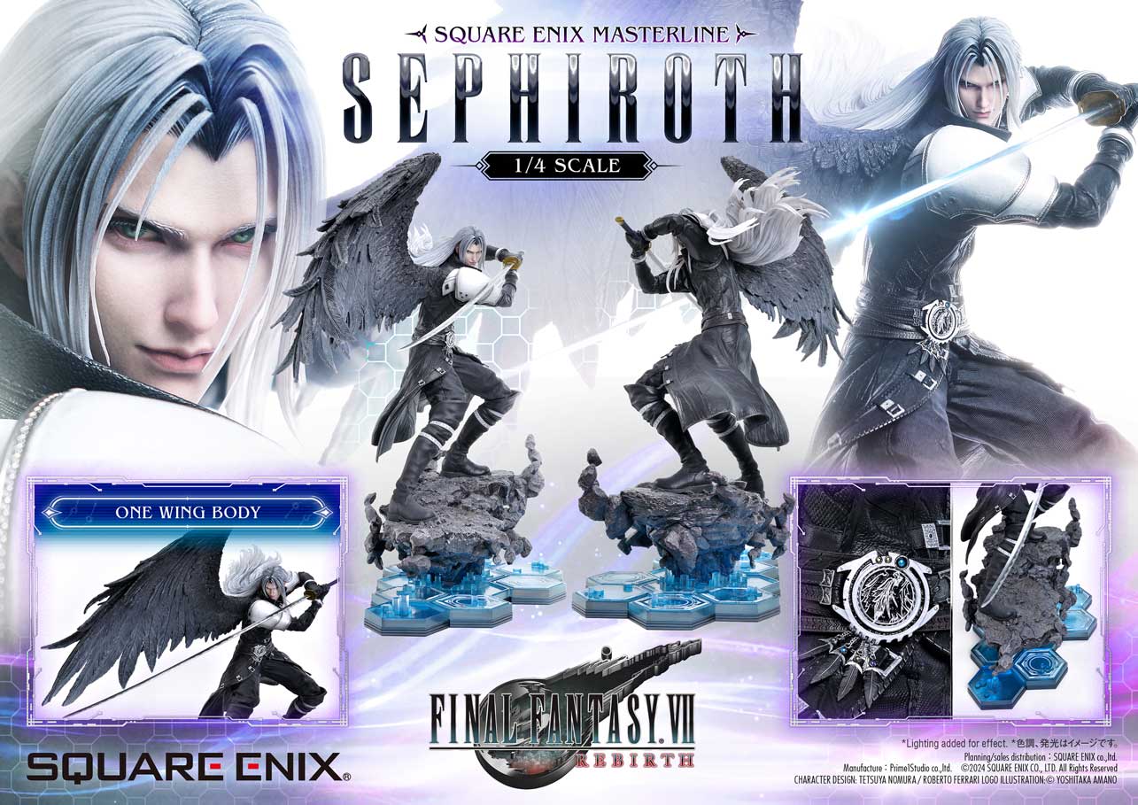 Figurine Sephiroth Masterline Final Fantasy VII Rebirth 1/4