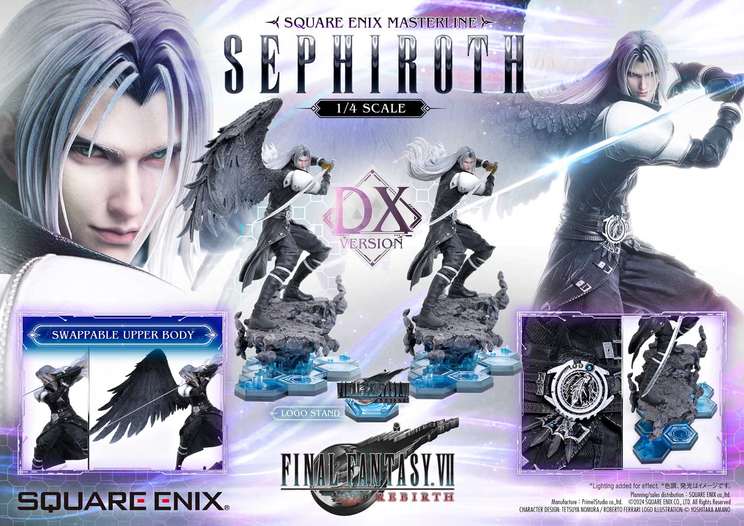 Figurine Sephiroth Masterline Final Fantasy VII Rebirth 1/4