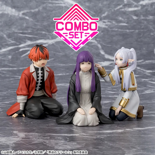 Figurine Frieren & Fern & Stark Chokonose Luminasta Frieren Combo Set