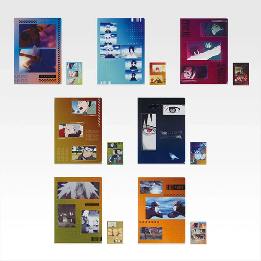 Clearfile & Sticker Naruto (J) Ichiban Kuji Naruto The Lament of Samsara and the Bridge to Peace Set Complet