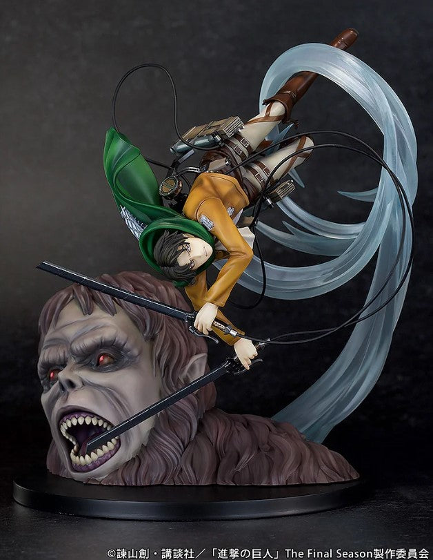 Figurine Levi vs Beast Titan ver. Good Smile Attack on Titan