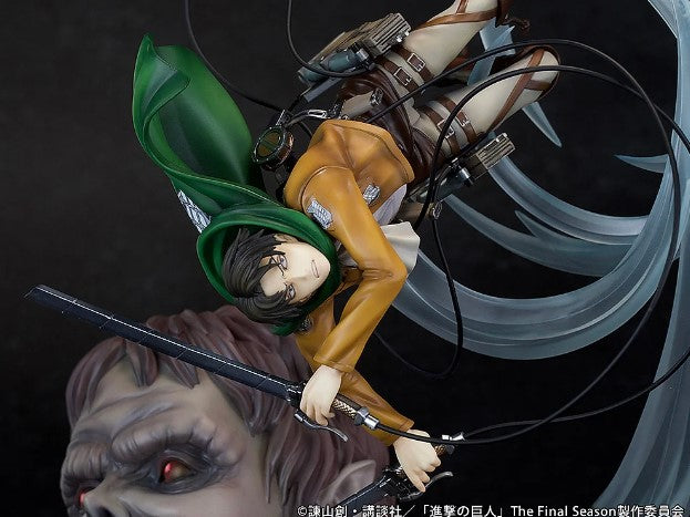 Figurine Levi vs Beast Titan ver. Good Smile Attack on Titan