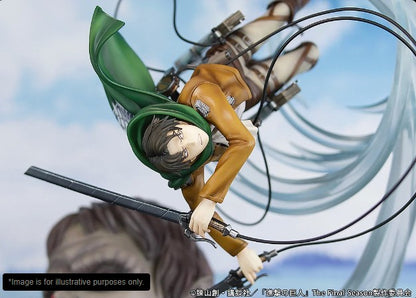 Figurine Levi vs Beast Titan ver. Good Smile Attack on Titan