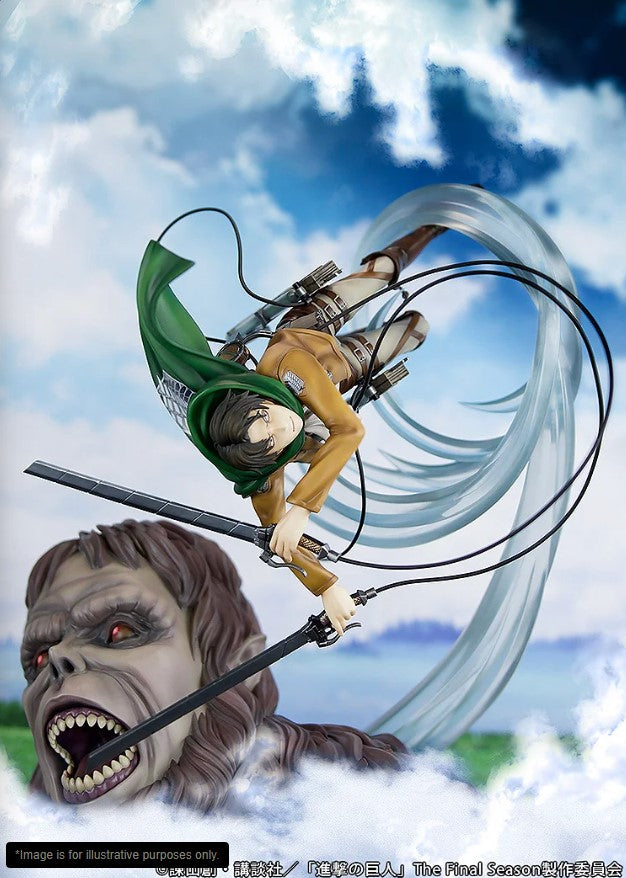 Figurine Levi vs Beast Titan ver. Good Smile Attack on Titan