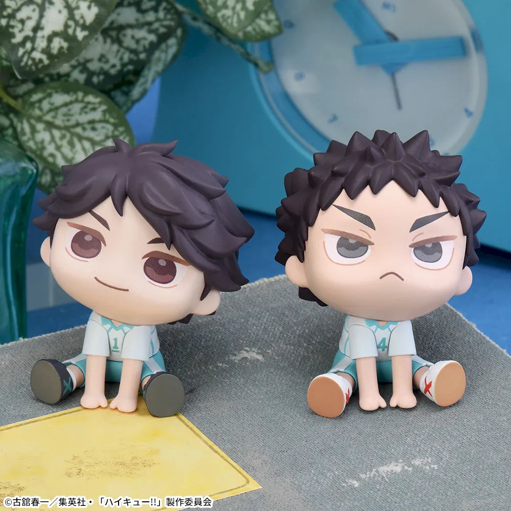 Figurine Oikawa Toru & Iwaizumi Hajime Kyurumi Ver. Luminasta Haikyuu