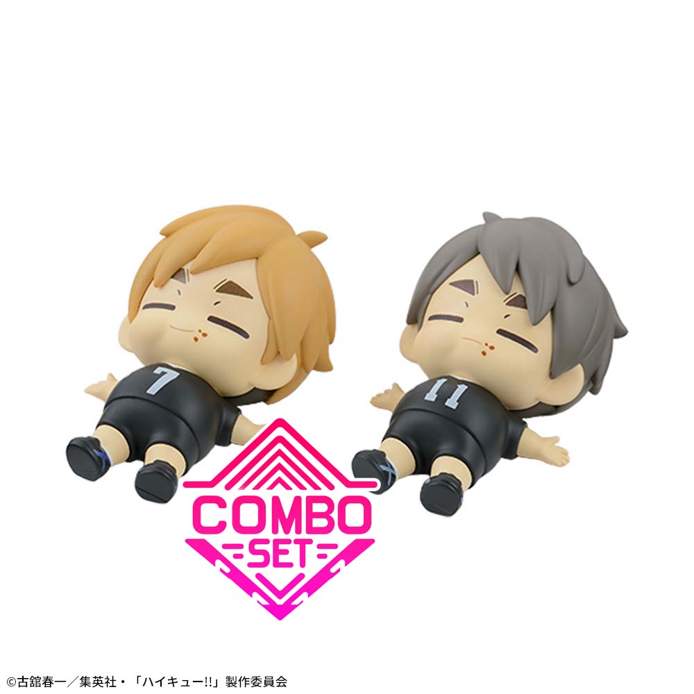 Figurine Atsumu Miya & Osamu Miya Manpuku Vol.02 Luminasta Haikyuu Combo Set