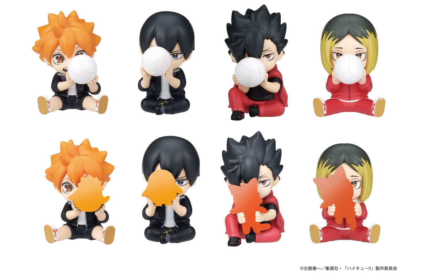 Figurine Haikyuu Perihapi Haikyuu Box 8Pcs