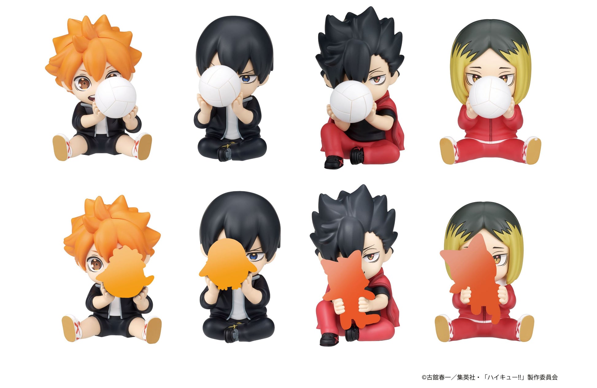 Figurine Haikyuu Perihapi Haikyuu Box 8Pcs