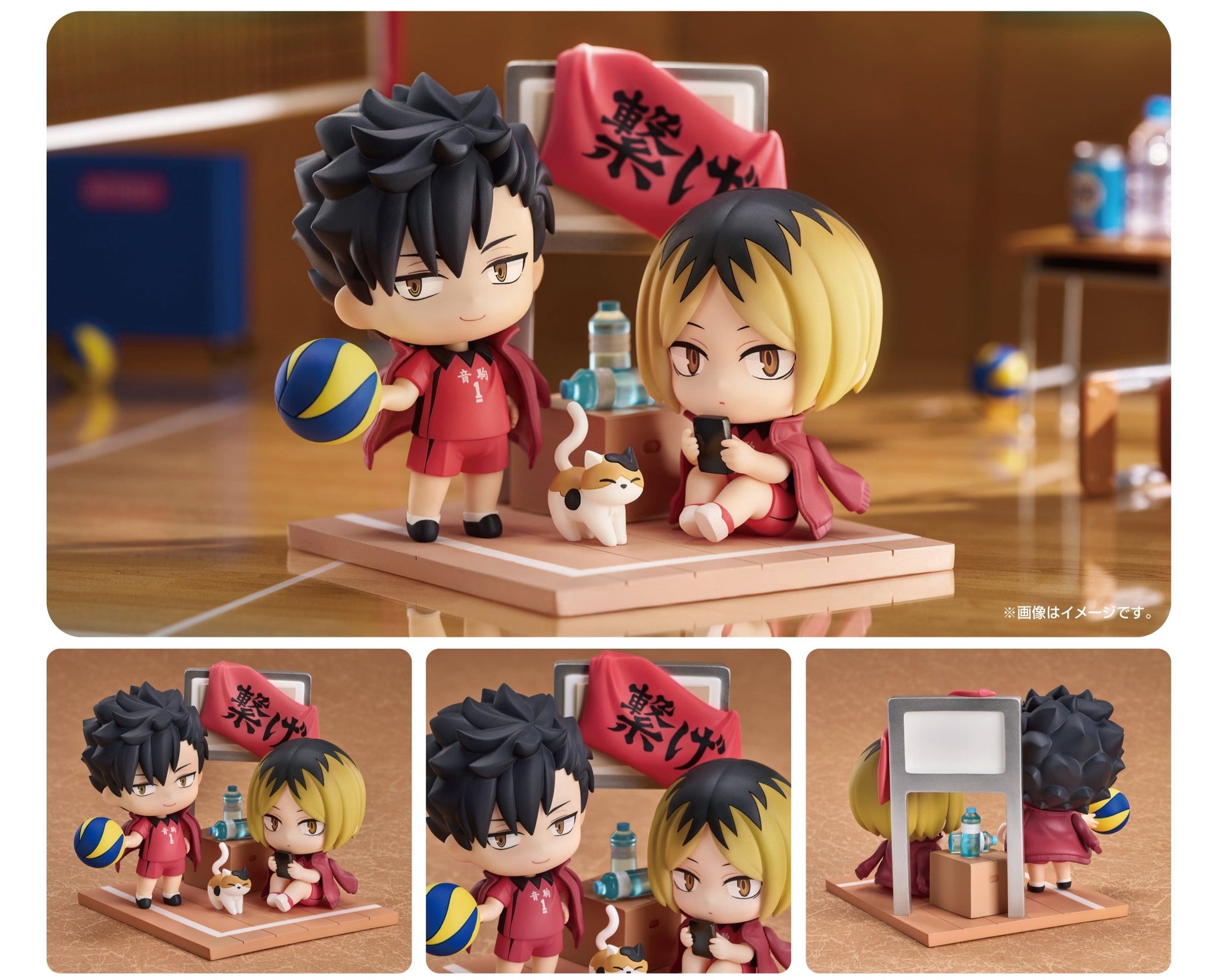 Figurine Kenma Kozume & Kuroo Tetsuro Qset+ Haikyuu