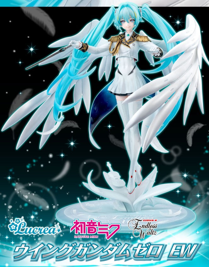 Figurine Hatsune Miku x Wing Gundam Zero Mobile Suit Gundam 45th Anniversary Hatsune Miku