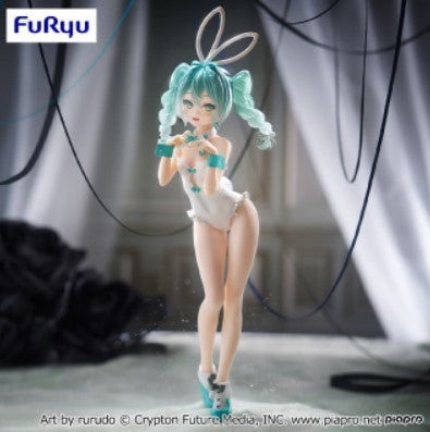 Figurine Hatsune Miku Rurudo White Ver. BiCute Bunnies Furyu Hatsune Miku