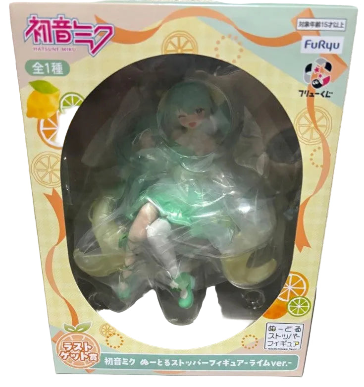 Figurine Hatsune Miku Lime Ver. (Last One) Furyu Kuji Hatsune Miku Citrus Miku