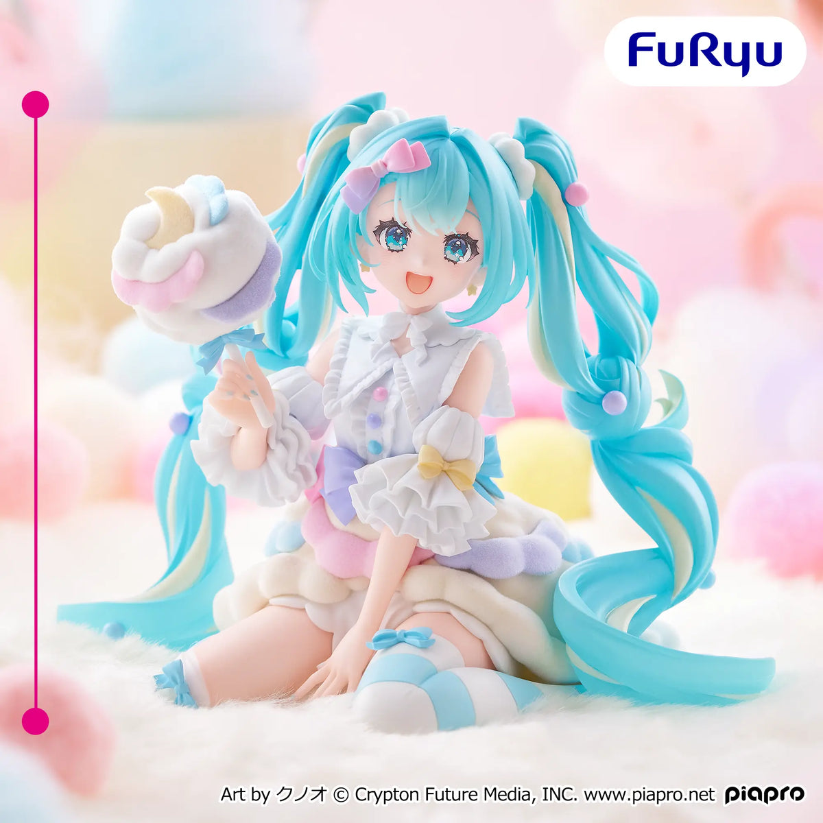 Figurine Hatsune Miku Cotton Candy Ver. Melffy Furyu Hatsune Miku