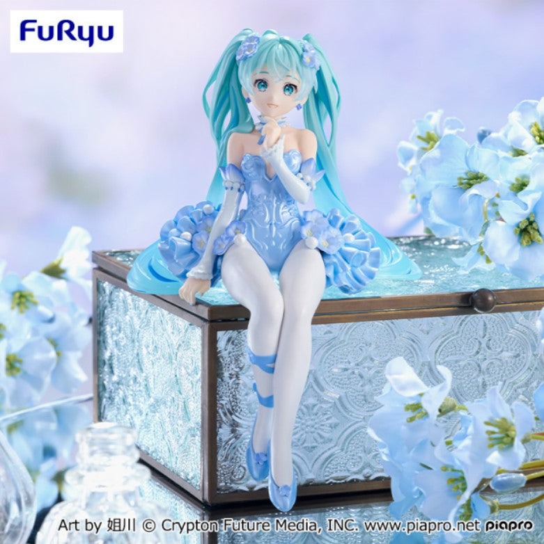 Figurine Hatsune Miku Nemophila Pale Blue Ver. Noodle Stop Furyu Hatsune Miku