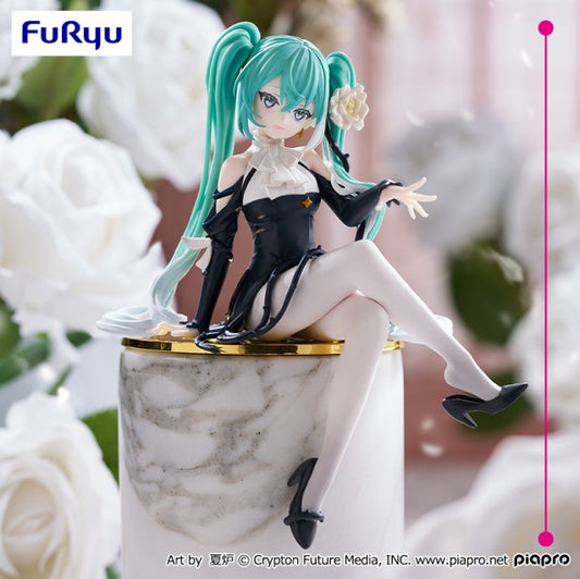 Figurine Hatsune Miku Flower Fairy White Rose Ver. Noodle Stop Furyu Hatsune Miku