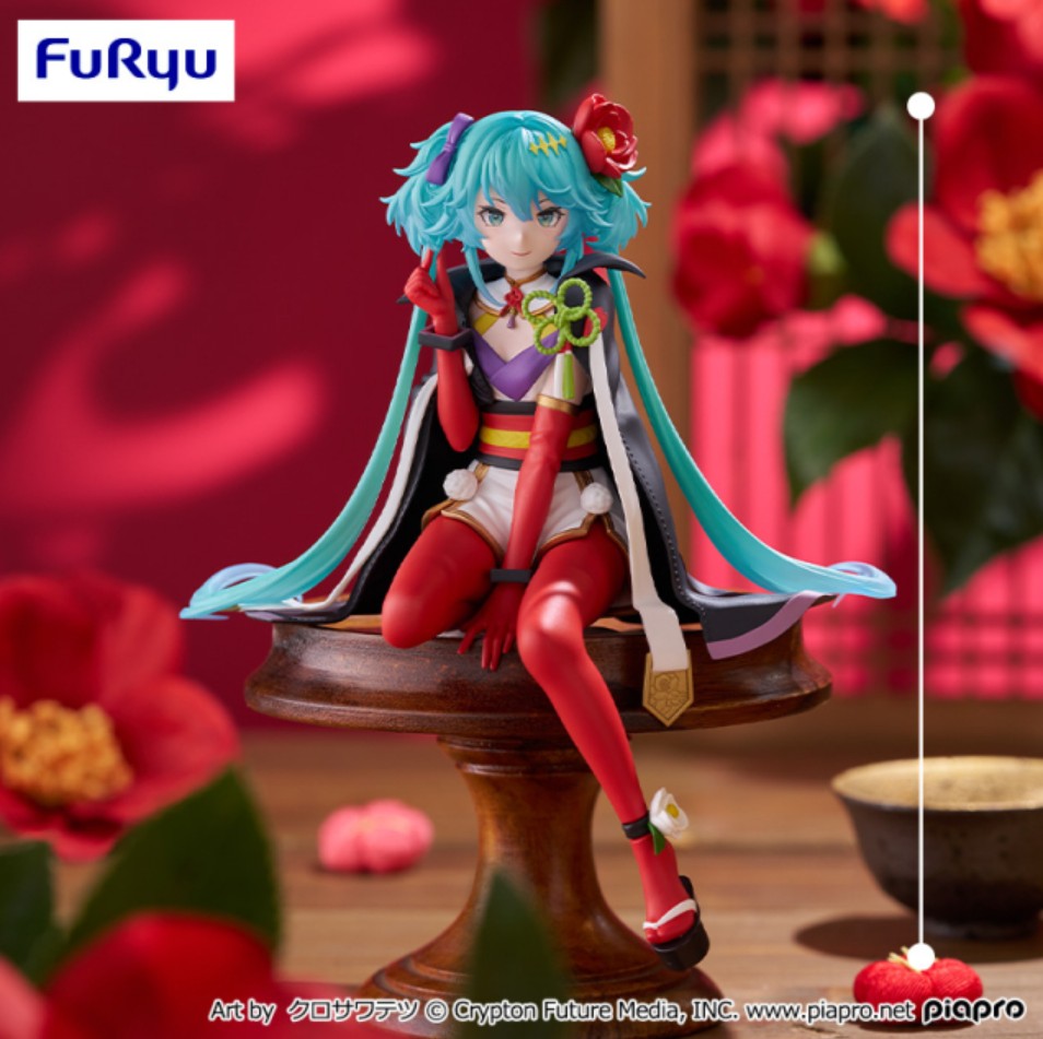 Figurine Hatsune Miku Flower Fairy Camelia Ver. Noodle Stop Furyu Hatsune Miku