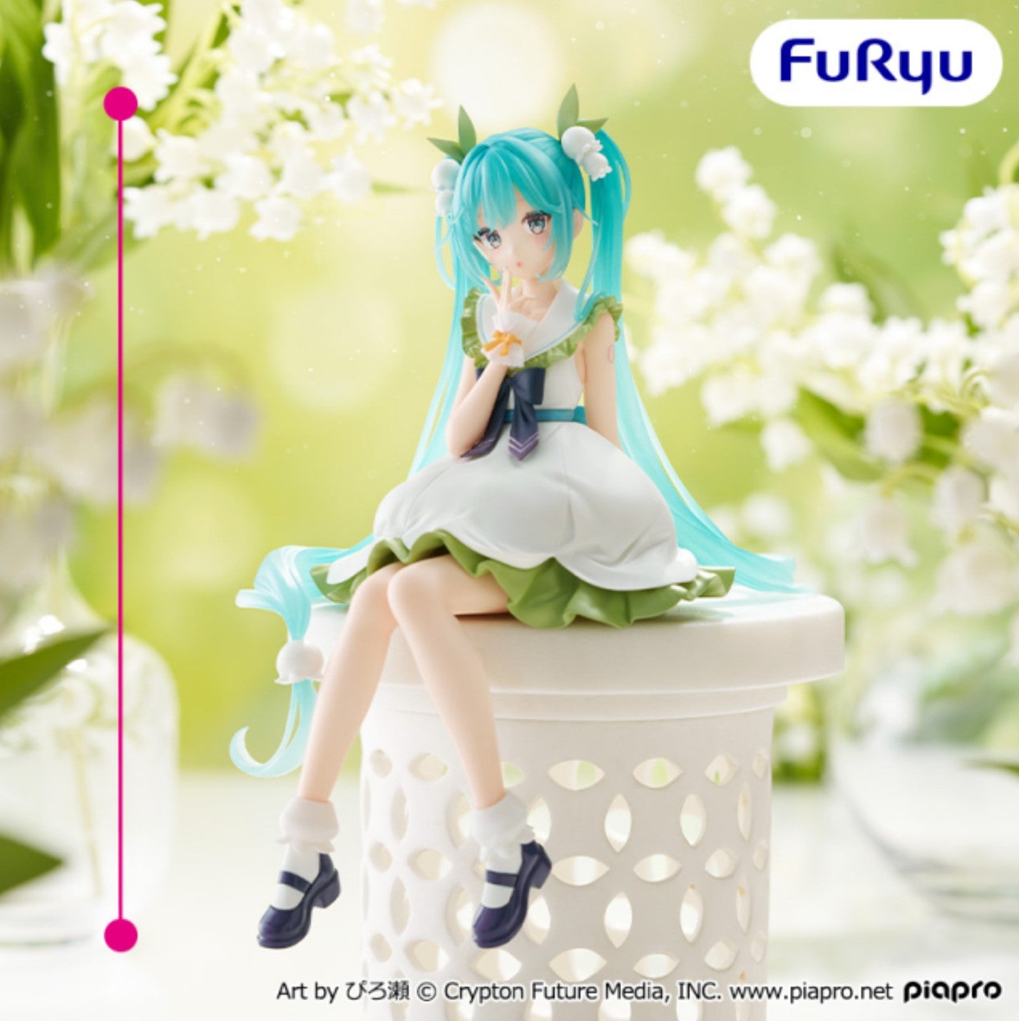 Figurine Hatsune Miku Flower Fairy Muguet Ver. Noodle Stop Furyu Hatsune Miku
