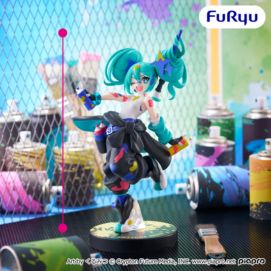 Figurine Hatsune Miku Girl Painting Another Ver. Try It Furyu Hatsune Miku