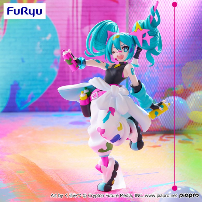 Figurine Hatsune Miku Girl Painting Ver. Try It Furyu Hatsune Miku