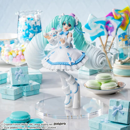 Figurine Hatsune Miku & Cinnamoroll White Dress Ver. Luminasta Hatsune Miku