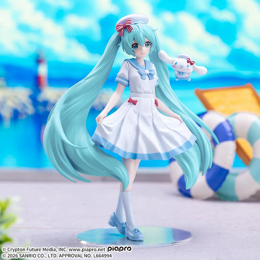 Figurine Hatsune Miku & Cinnamoroll Summer Ver. XStellar Luminasta Hatsune Miku