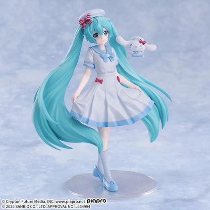Figurine Hatsune Miku & Cinnamoroll Summer Ver. XStellar Luminasta Hatsune Miku