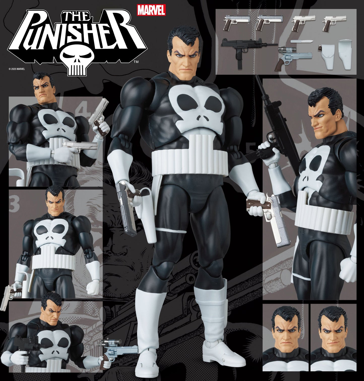 Figurine The Punisher Comic Ver. Mafex The Punisher