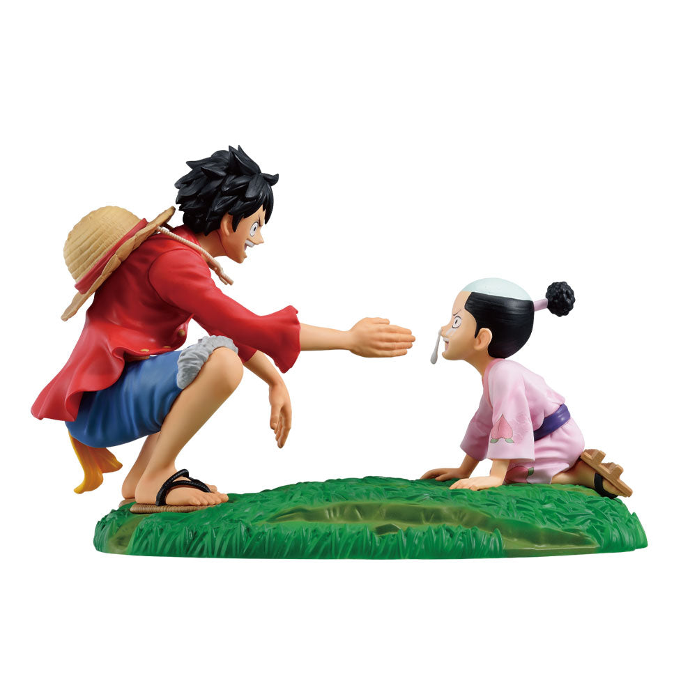 Figurine Luffy & Momonosuke (C) Ichiban Kuji One Piece New Dawn