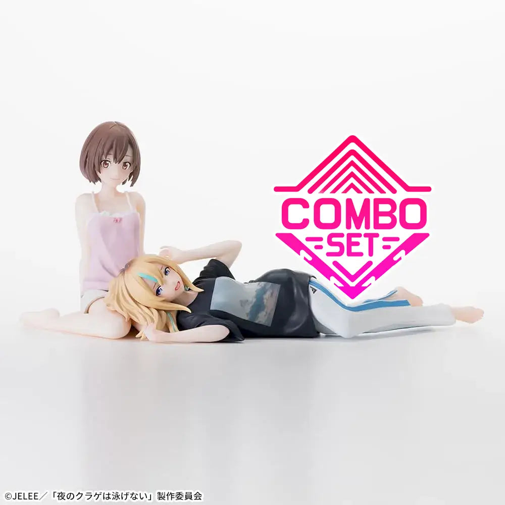 Figurine Kano Yamanouchi & Mahiru Kozuki Premium Chokonose Luminasta Jellyfish Can't Swim in the Night Combo Set