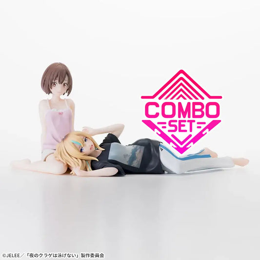 Figurine Kano Yamanouchi & Mahiru Kozuki Premium Chokonose Luminasta Jellyfish Can't Swim in the Night Combo Set