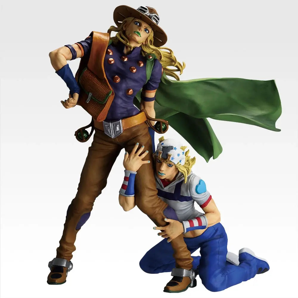 Figurine Johnny Joestar & Gyro Zeppeli (Last One) Ichiban Kuji Jojo's Bizarre Adventure The Gathering of Stars