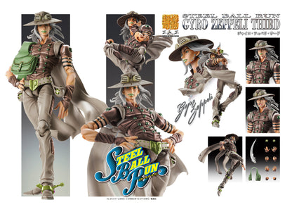 Figurine Gyro Zeppeli Super Action Statue Jojo's Bizarre Adventure