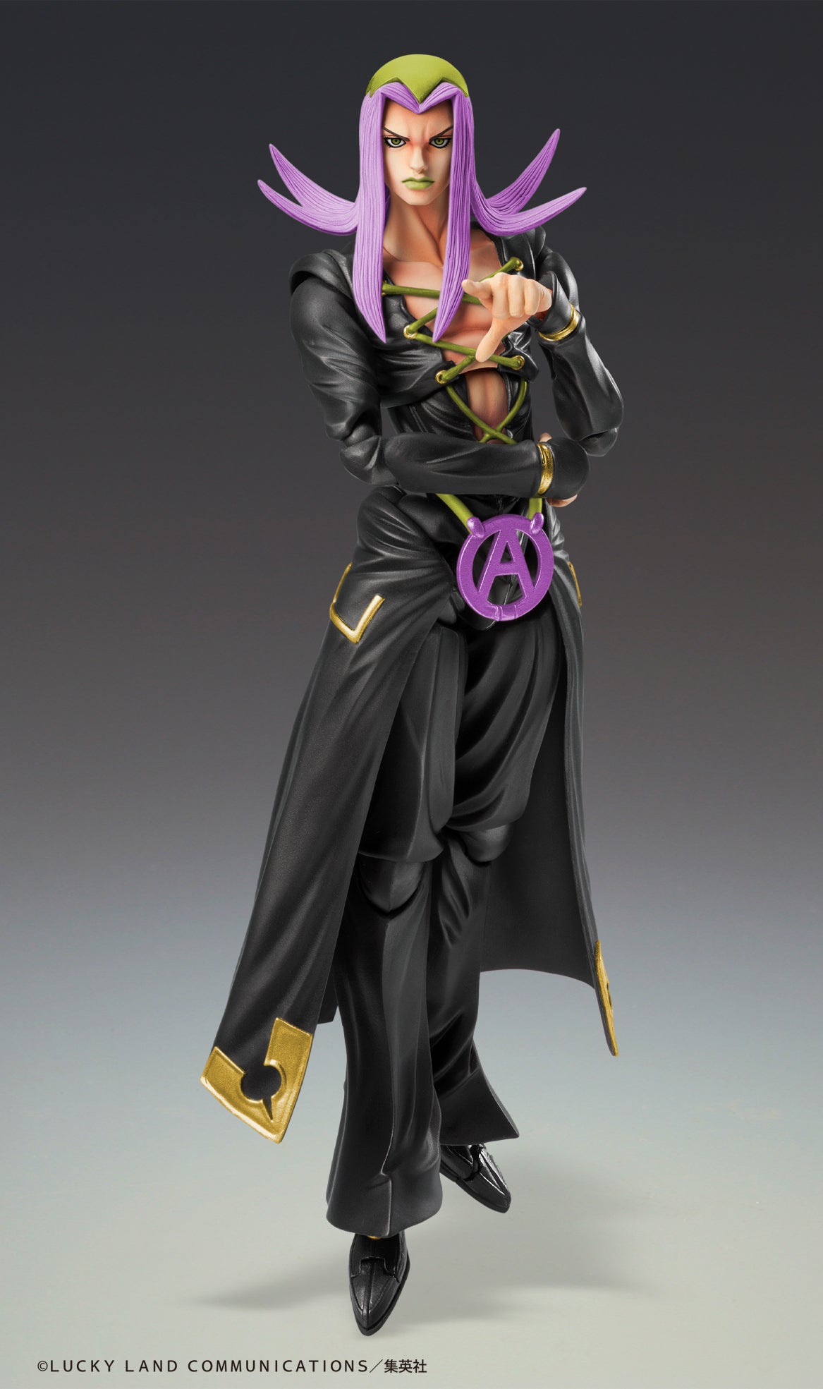 Figurine Leone Abbacchio Black Ver. Super Action Statue Jojo's Bizarre Adventure