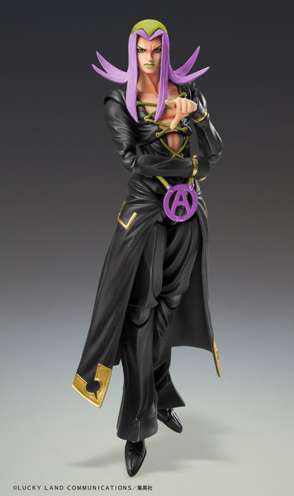 Figurine Leone Abbacchio Black Ver. Super Action Statue Jojo's Bizarre Adventure