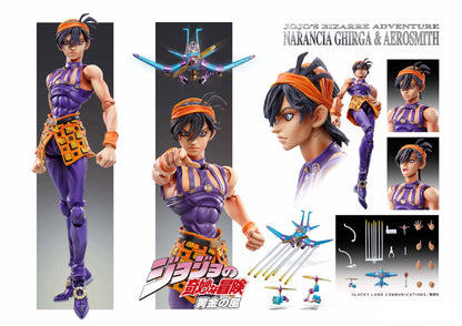 Figurine Narancia Ghirga & As Super Action Statue Jojo's Bizarre Adventure