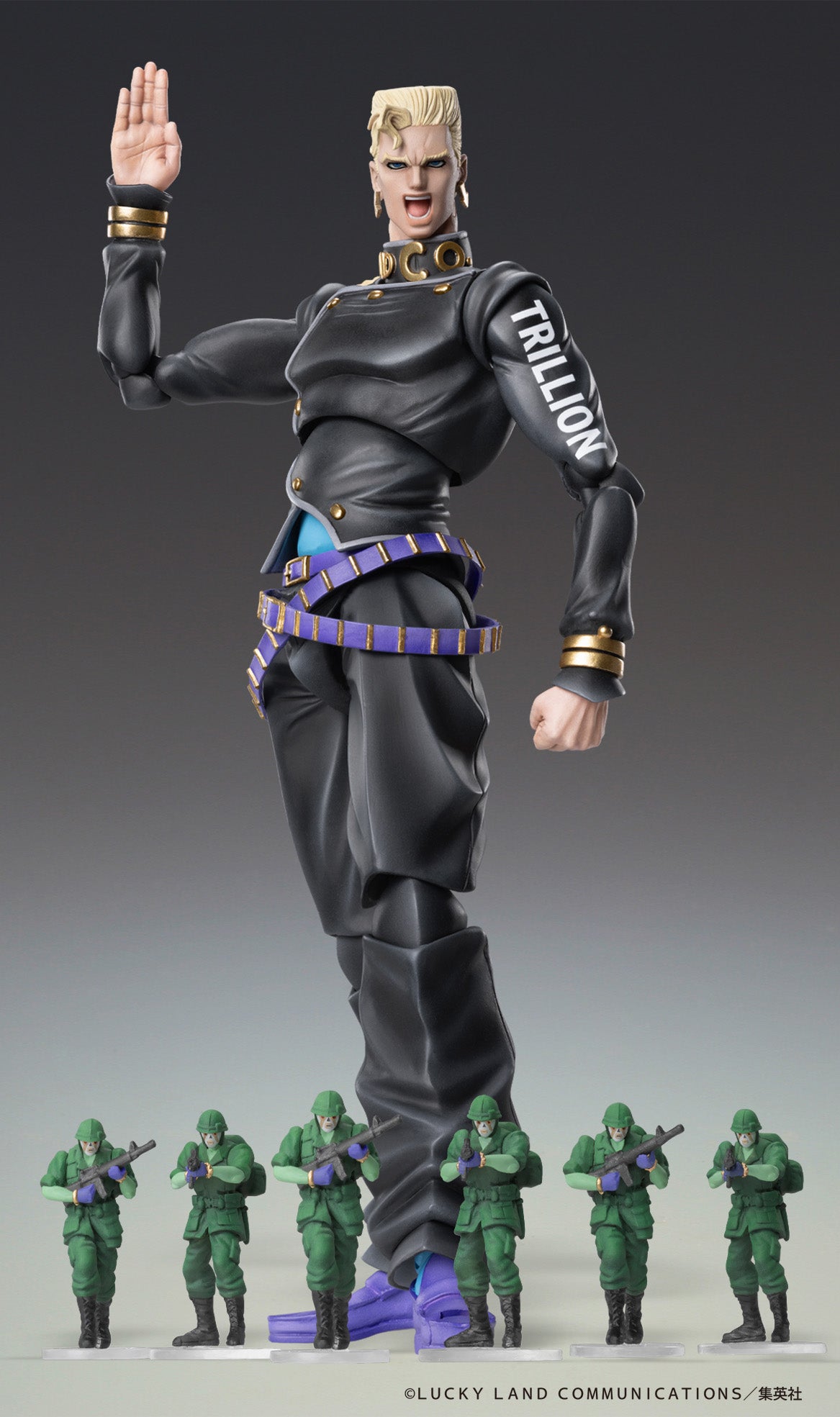 Figurine Nijimura Keicho & Bad Company Super Action Statue Jojo's Bizarre Adventure