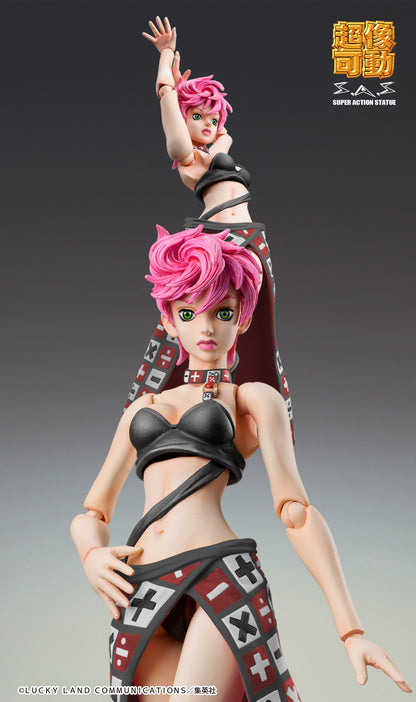 Figurine Trish Una Black Ver. Super Action Statue Jojo's Bizarre Adventure