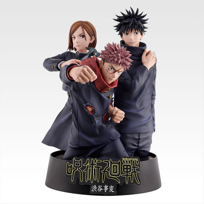 Figurine Yuji & Fushiguro & Nobara (Last One) Ichiban Kuji Jujutsu Kaisen 5th Anniversary