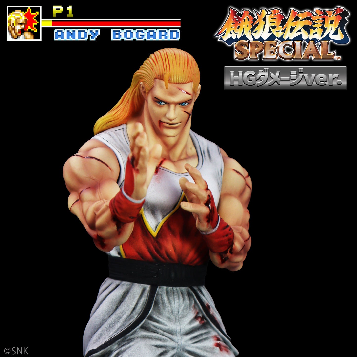 Figurine Andy Bogard HG Damage Ver. The King of Fighters