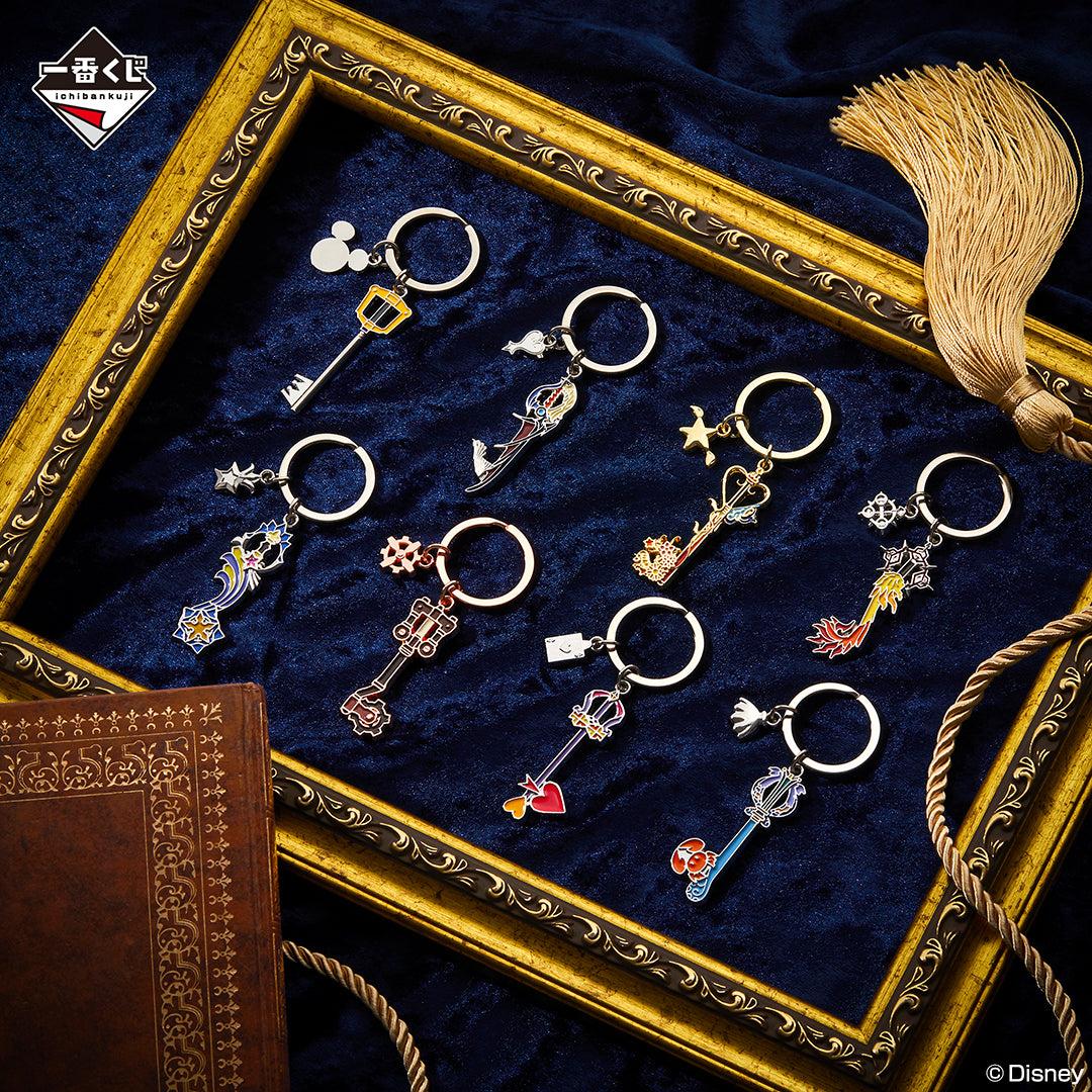 Porte-clefs Kingdom Hearts (G) Ichiban Kuji Kingdom Hearts Linking Hearts Set Complet