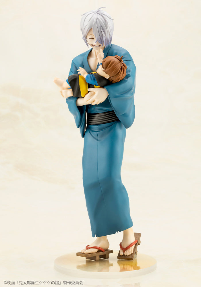 Figurine Pere de Kitaro & Kitaro Kotobukiya Kitaro le Repoussant