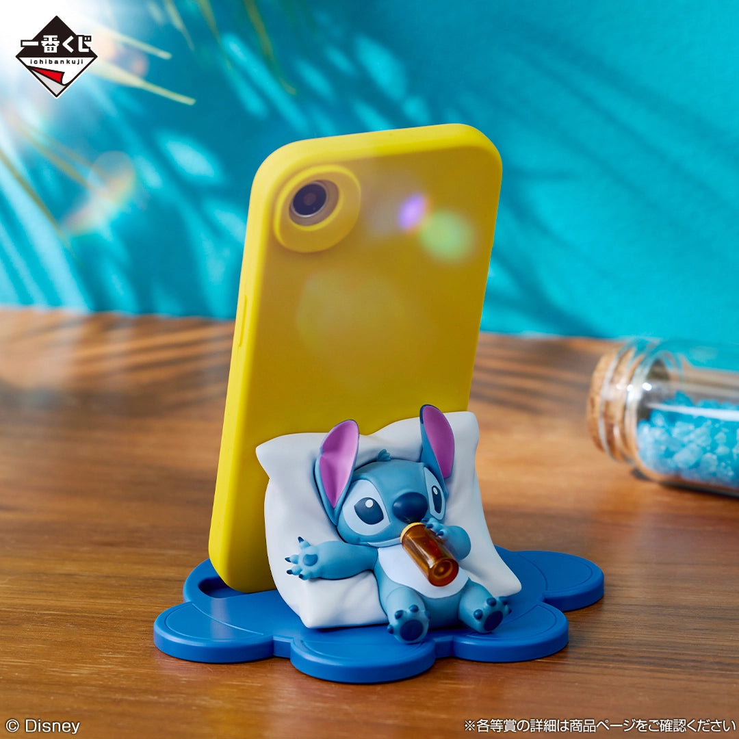 Figurine Stitch Smartphone Stand (C) Ichiban Kuji Lilo & Stitch Every Day With You