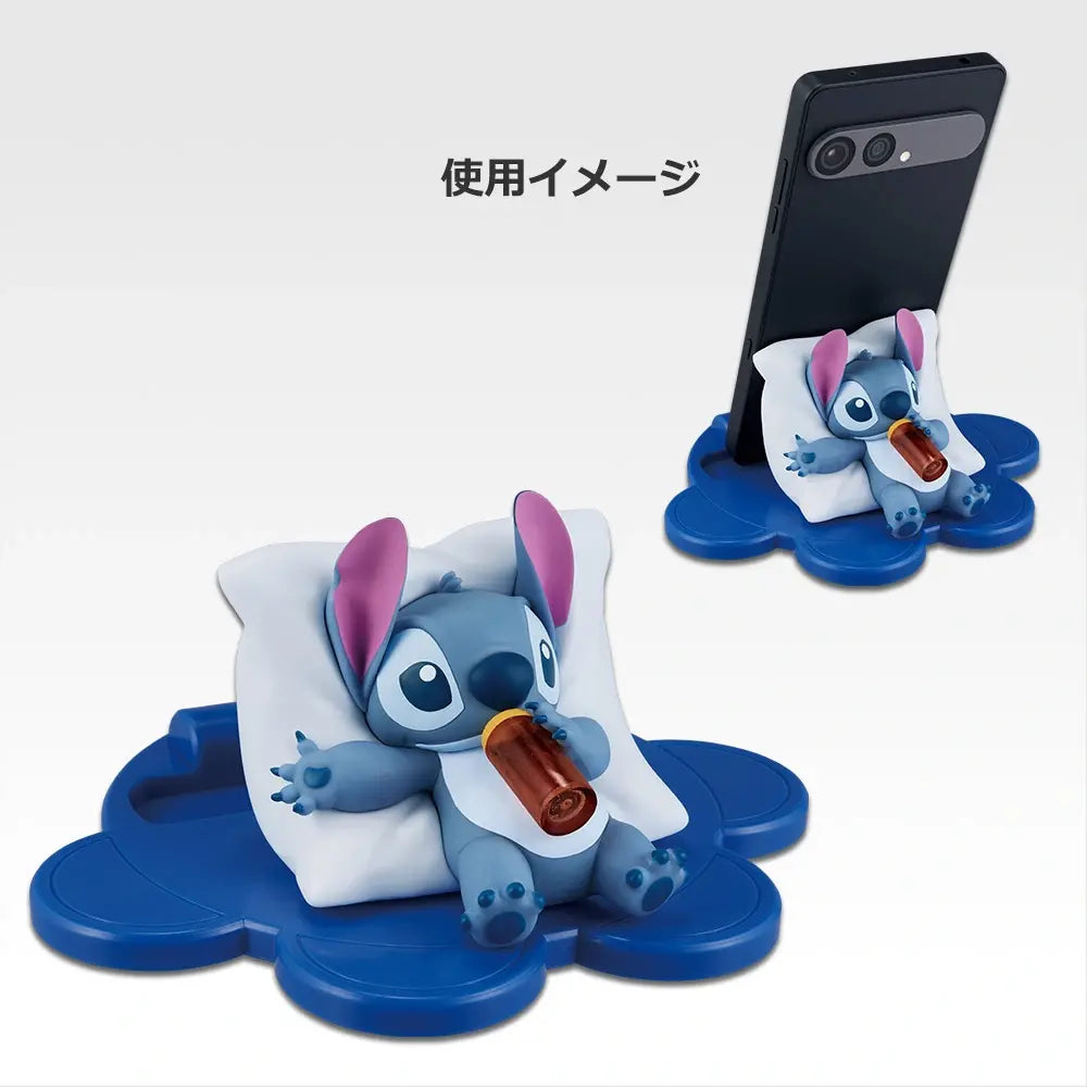 Figurine Stitch Smartphone Stand (C) Ichiban Kuji Lilo & Stitch Every Day With You